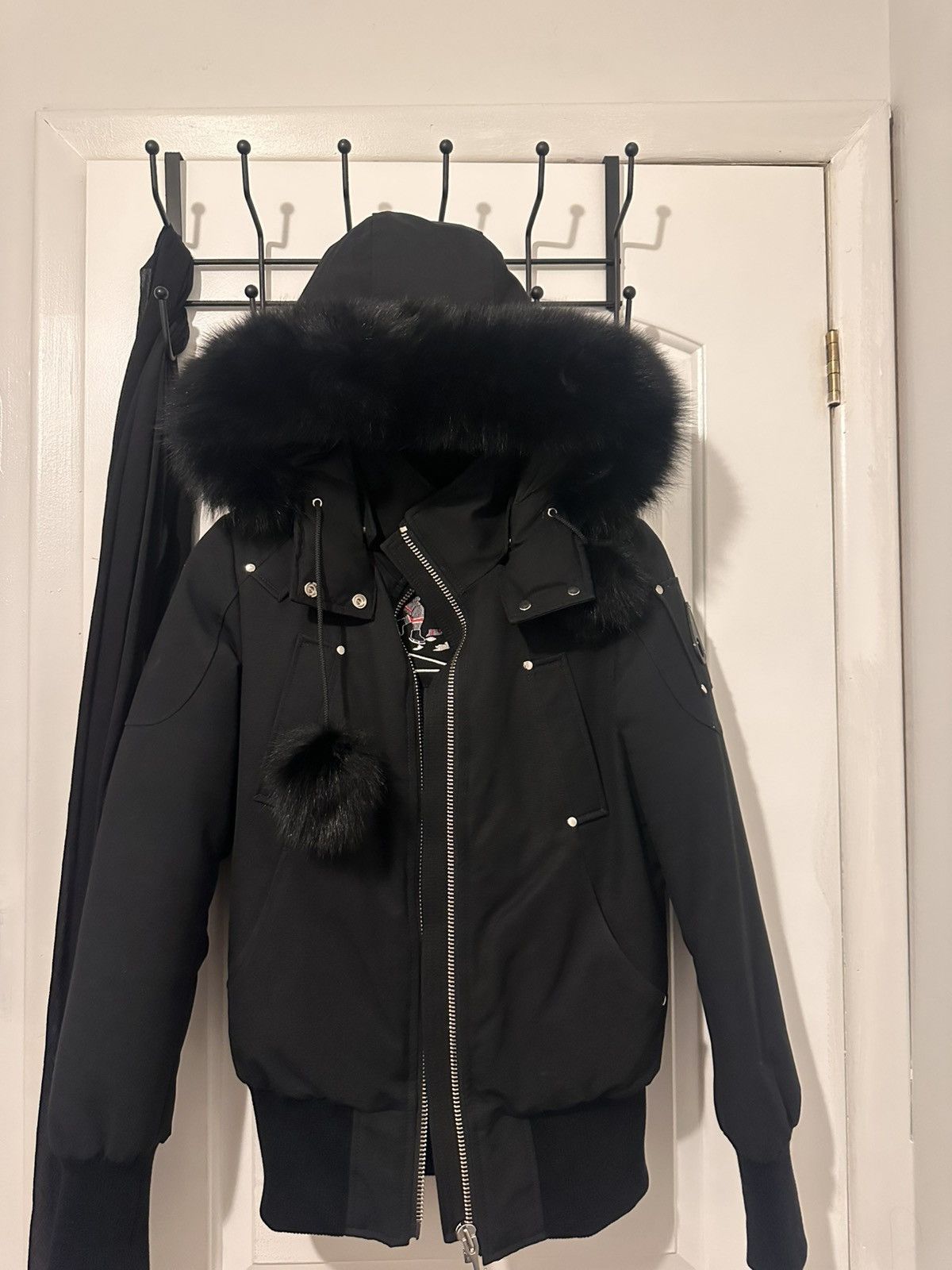 Moose Knuckles Moose Knuckles Debbie Shearling Trim Bomber Jacket Size S / US 4 / IT 40 - 5 Thumbnail
