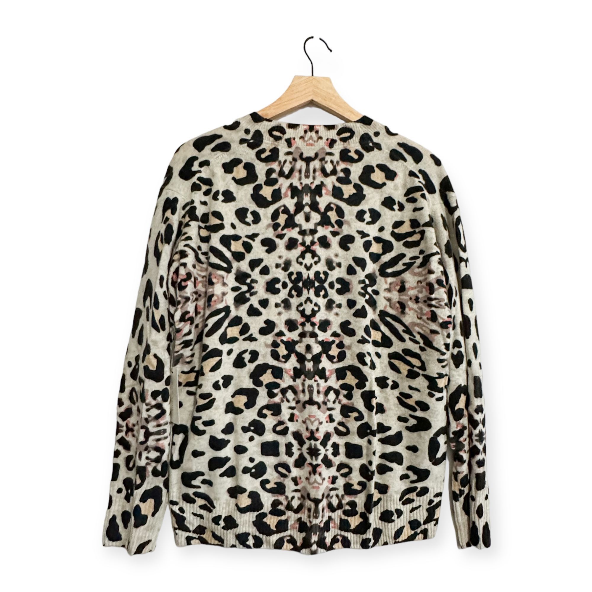 Brochu Walker New with tag, Brochu Walker Kelso Leopard Print Cashmere V- Size XS / US 0-2 / IT 36-38 - 2 Thumbnail