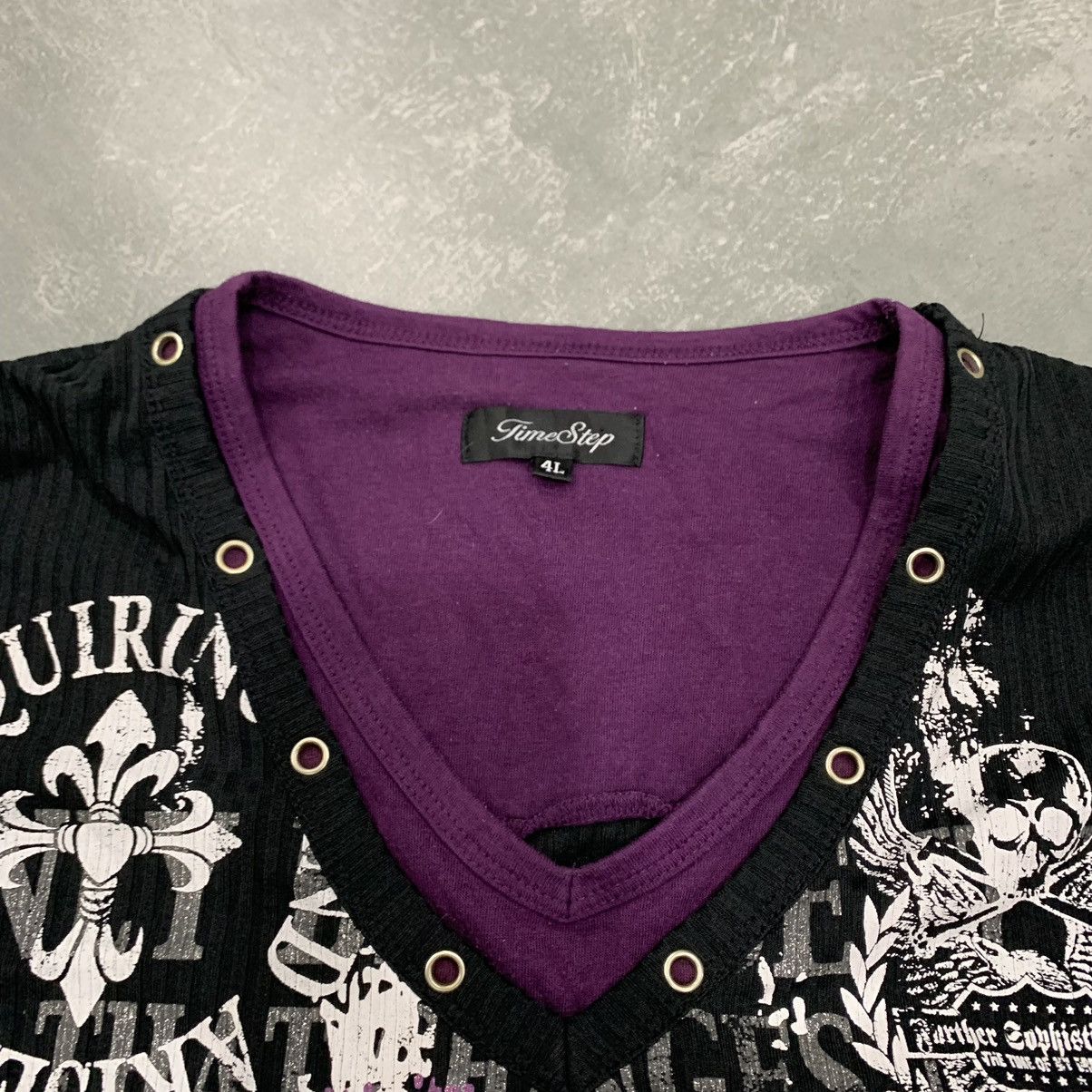 If Six Was Nine × Japanese Brand × Le Grande Bleu (L.G.B.) Y2K Time Step Poem Punk Seditionaries Longsleeve Size US XL / EU 56 / 4 - 4 Thumbnail