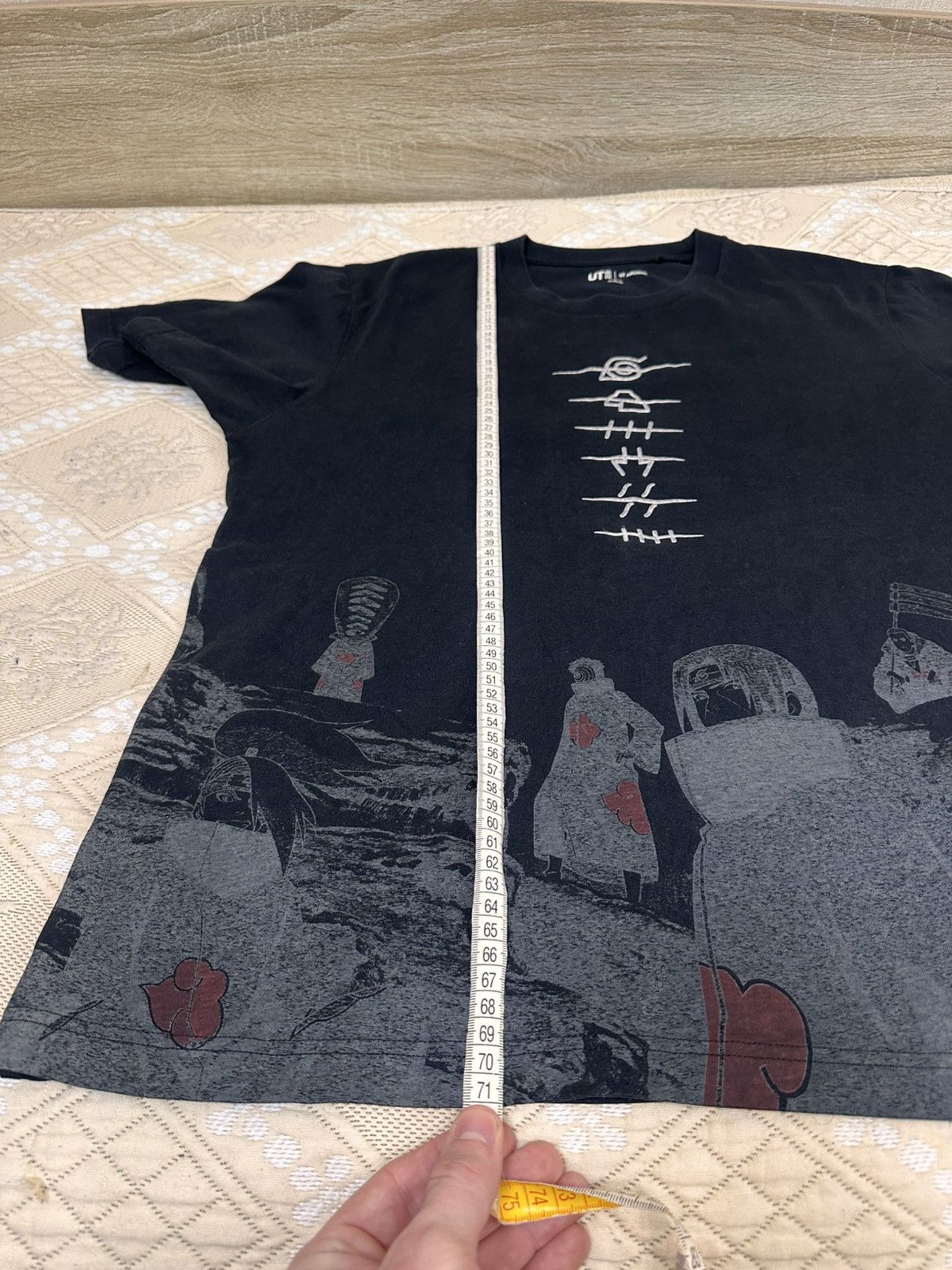 Anime 🔥 Rare Akatsuki Villain Character Naruto Shippuden Anime Tee Size US L / EU 52-54 / 3 - 10 Thumbnail