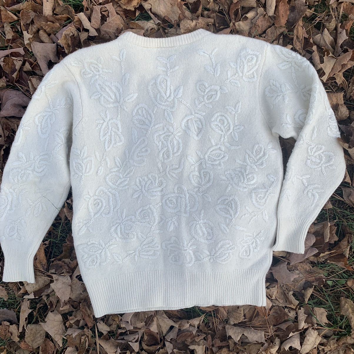 Vintage Vintage Angora Rabbit Fur Lambswool Sweater Size M / US 6-8 / IT 42-44 - 2 Thumbnail