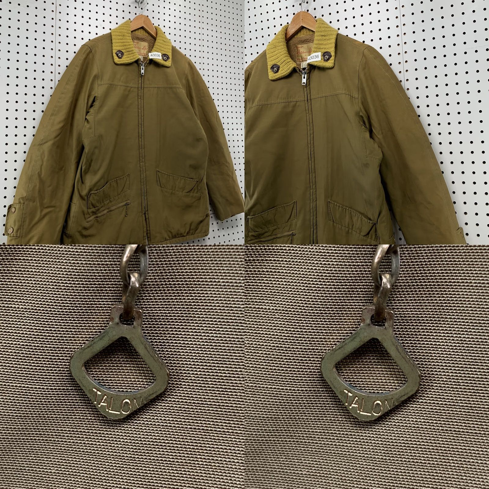 Alife VINTAGE Outdoor Life Midwest Outerwear Jacket Brown Large Mens TALON Zip Up Size US L / EU 52-54 / 3 - 8 Thumbnail