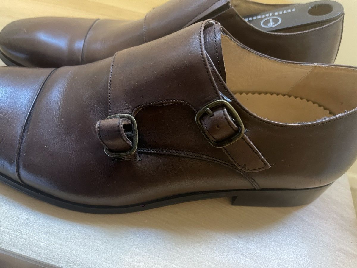 Other Elegant Peter Jackson Double Monk Strap Leather Shoes Size US 10 / EU 43 - 4 Thumbnail