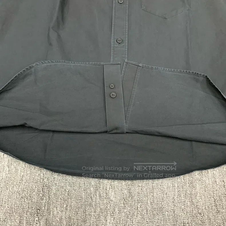 Balenciaga Balenciaga Black Washed Destroyed Old Shirt Jacket Size XS / US 0-2 / IT 36-38 - 9 Thumbnail