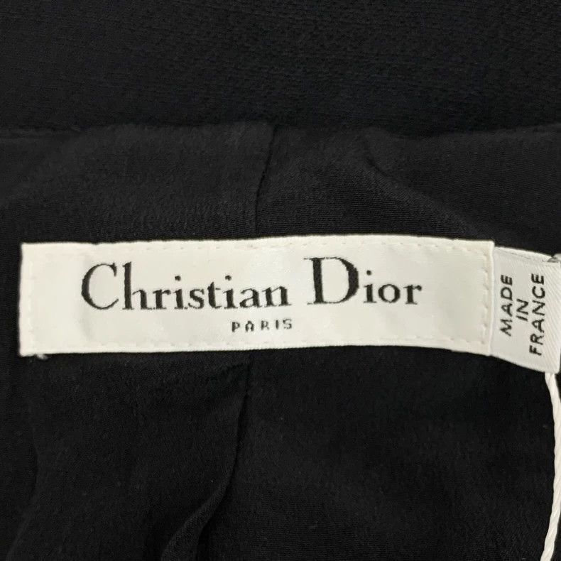 Dior Dior Black side button cotton round neck short-sleeved dre Size XXS / US 00 / IT 34 - 5 Thumbnail