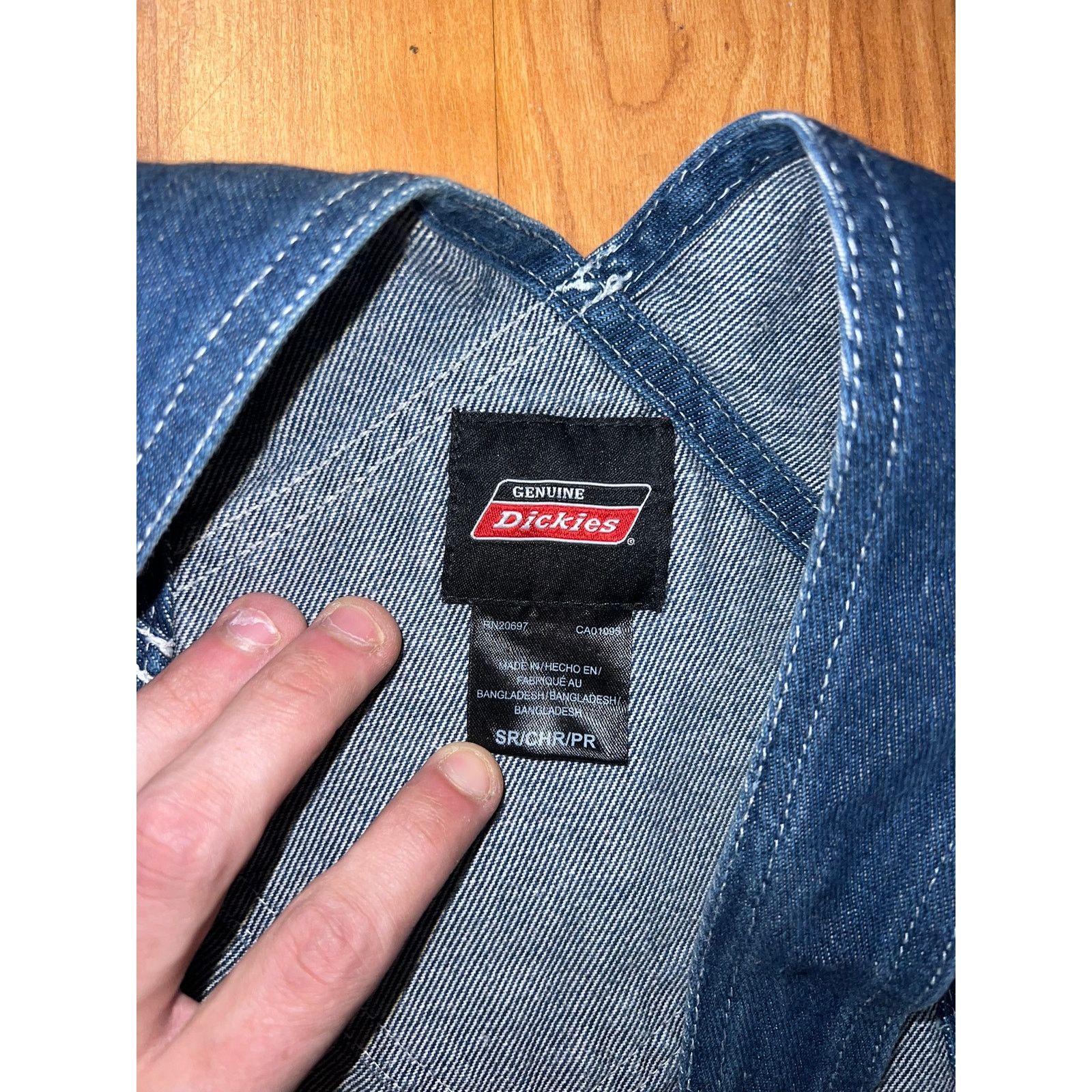 Vintage Dickies Overalls Carpenter Genuine Denim Blue Workwear VTG S Size US S / EU 44-46 / 1 - 6 Thumbnail