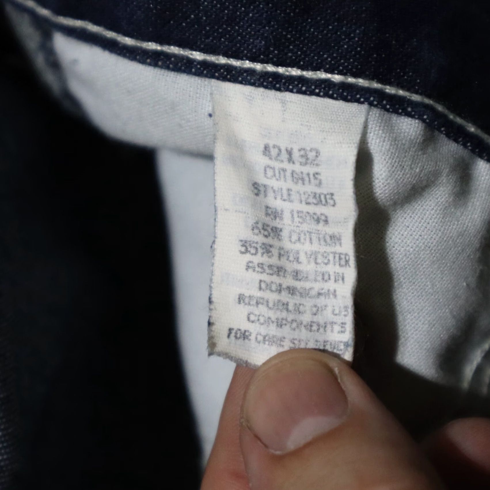 Sears VINTAGE Roebucks & Co. Jeans Pants Men 42 x32 Blue 80s 90s American Roebuck & Co. Pants Mens 42 Blue Jeans Vintage Size US 42 / EU 58 - 2 Thumbnail