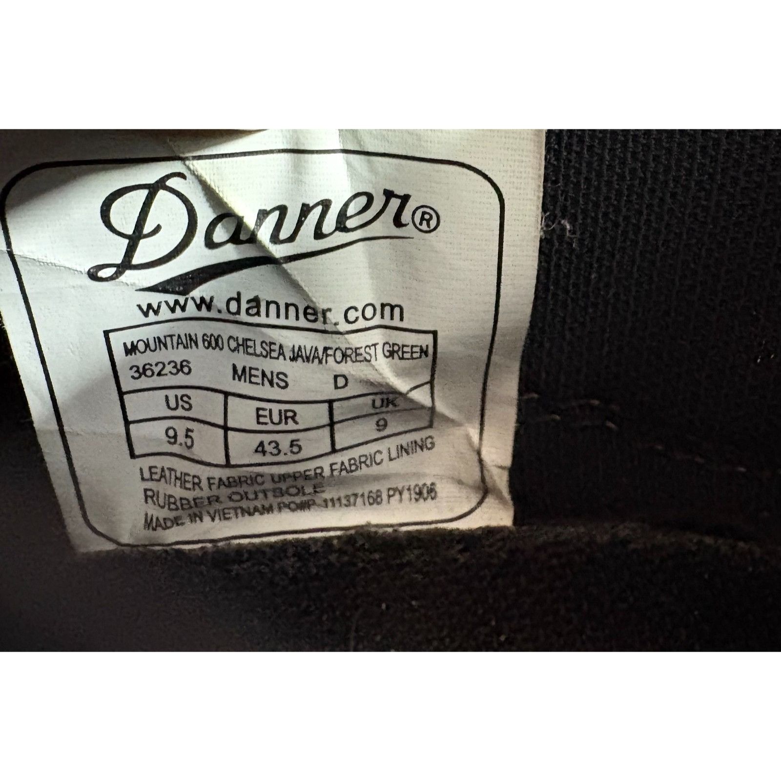Danner Danner mountain 600 suede chelsea boots sz 9.5 color java fo Size US 9.5 / EU 42-43 - 10 Thumbnail