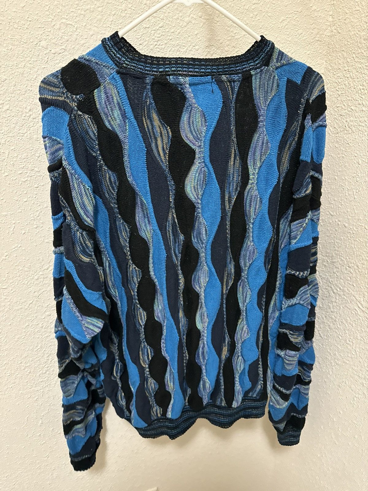 Protege Vintage Coogi Style Knit Sweater Protege Size US XL / EU 56 / 4 - 2 Thumbnail