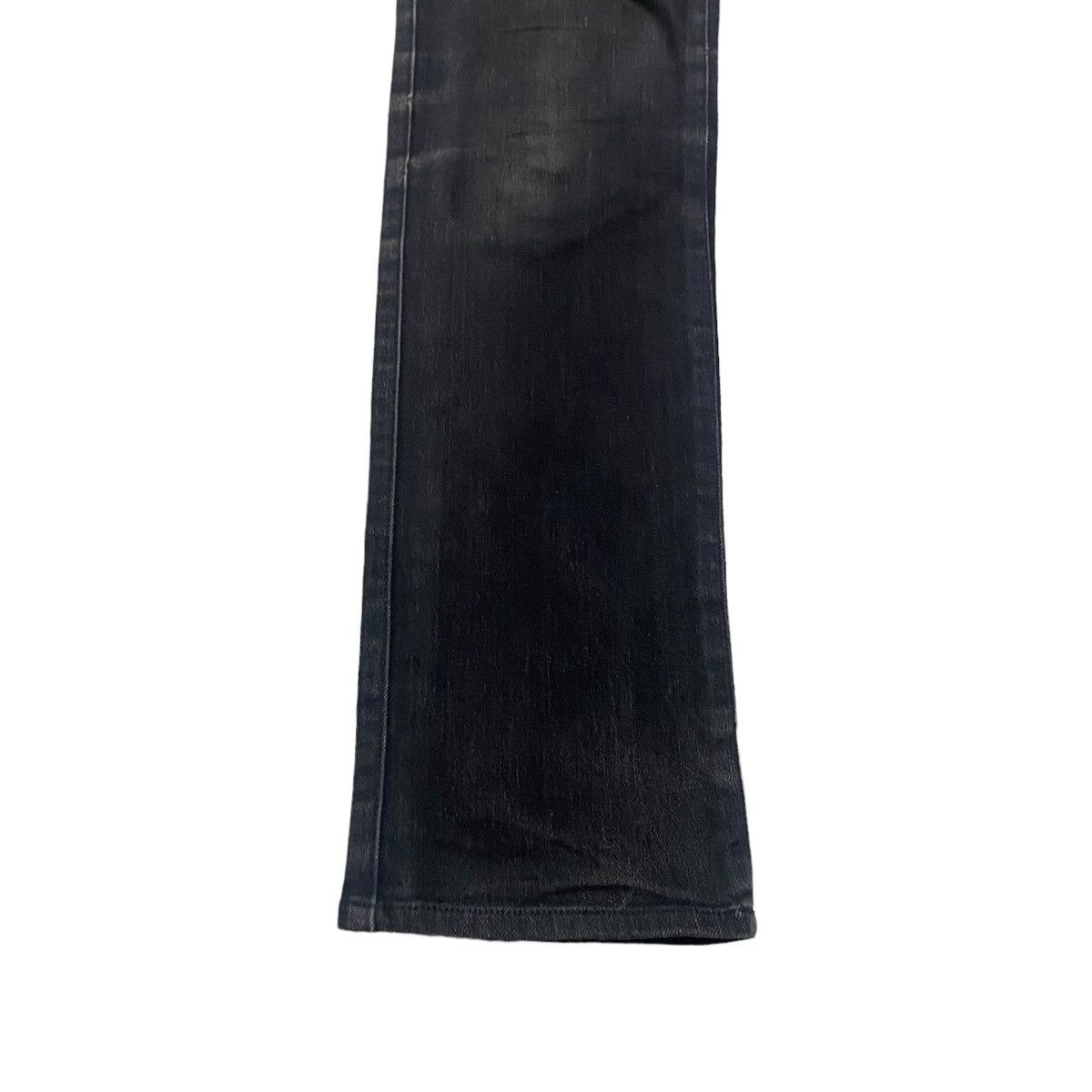 Japanese Brand HALB Black Assymetrical Denim Jeans Size US 30 / EU 46 - 8 Thumbnail