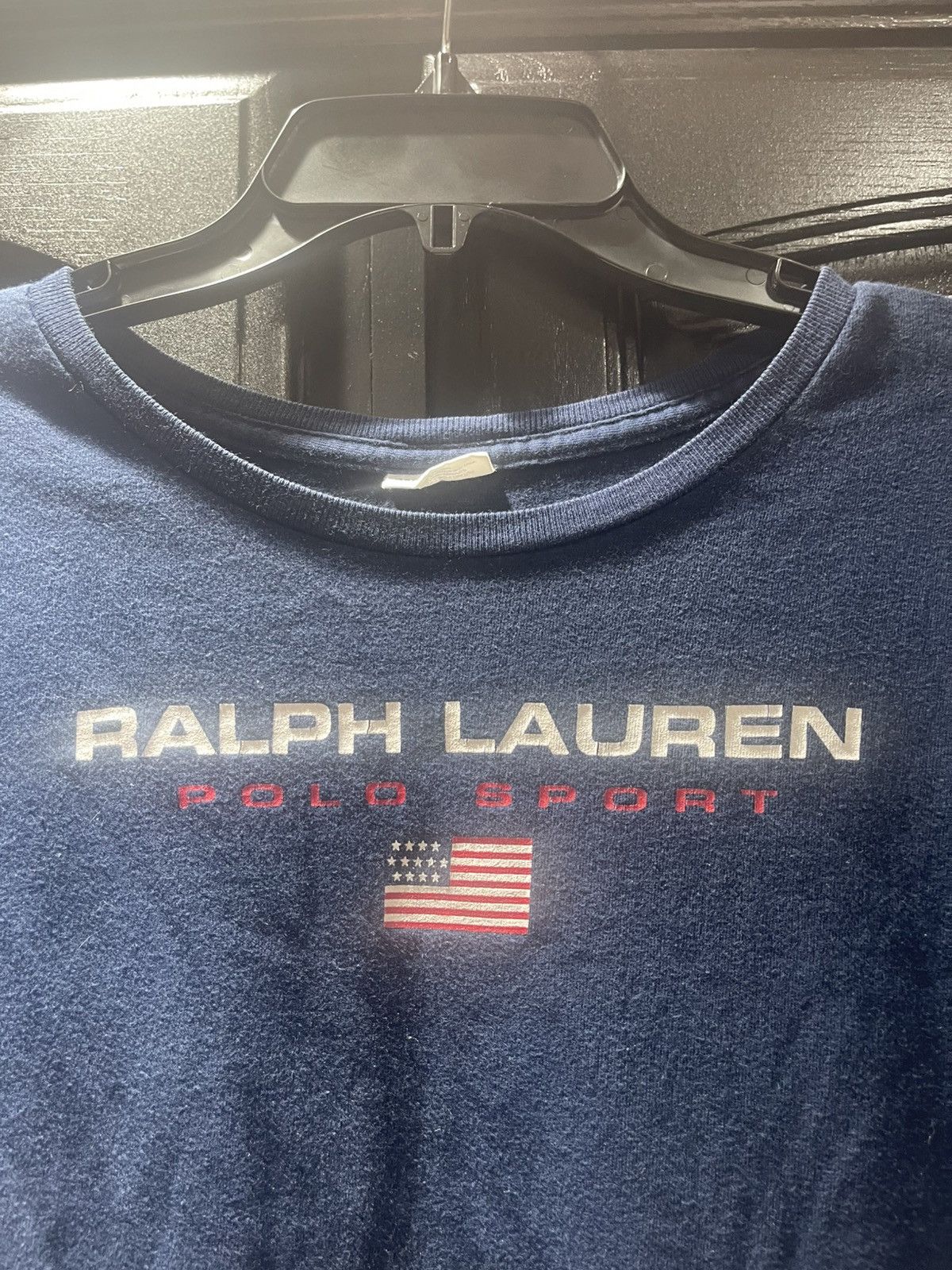Ralph Lauren Vintage Polo Sport Ralph Lauren USA American Flag T-Shirt Size US XL / EU 56 / 4 - 2 Thumbnail