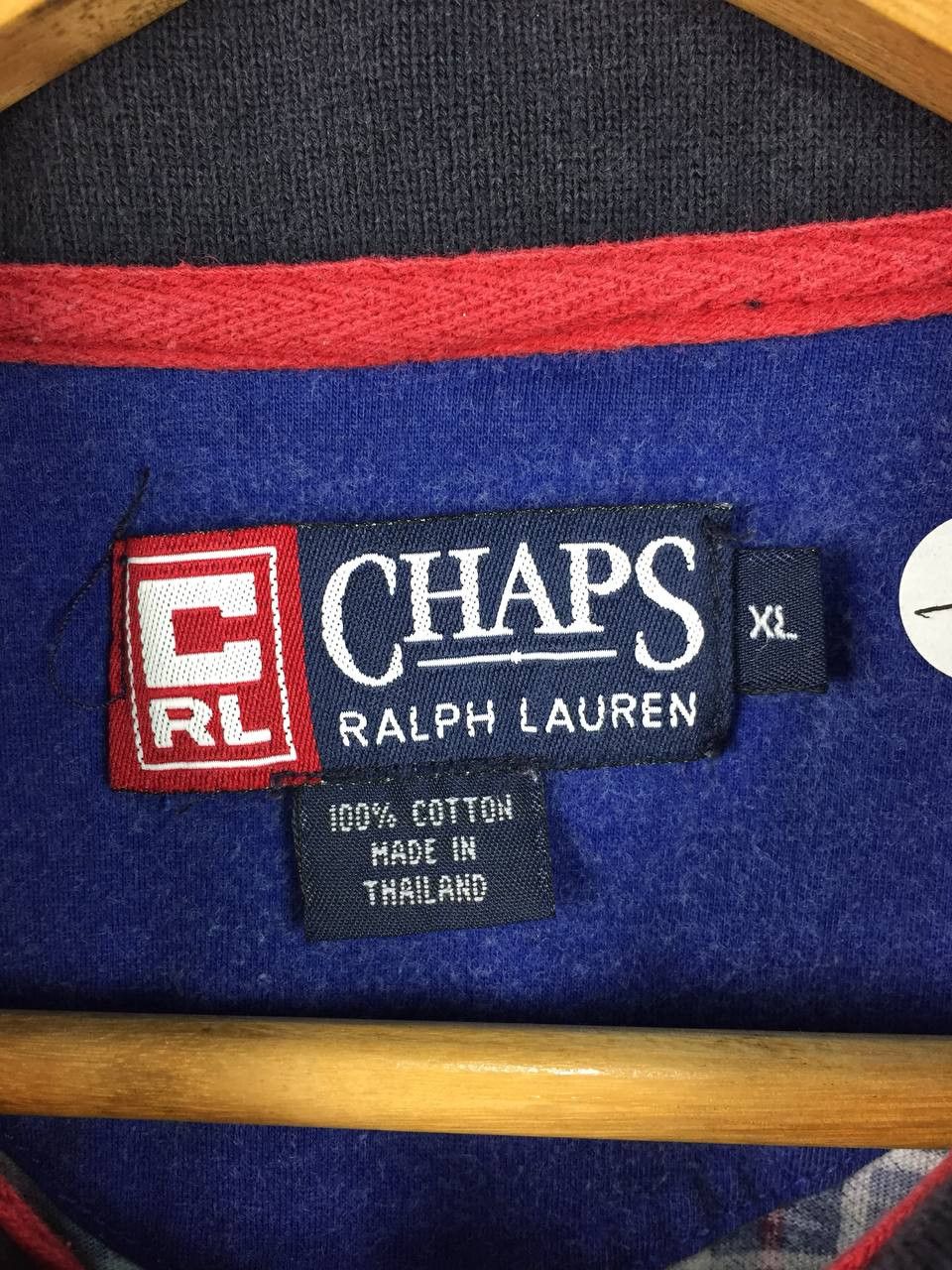 Chaps Ralph Lauren Vtg Chaps Ralph Lauren Crest Logo Plaid Polo Shirt Size US XL / EU 56 / 4 - 9 Thumbnail