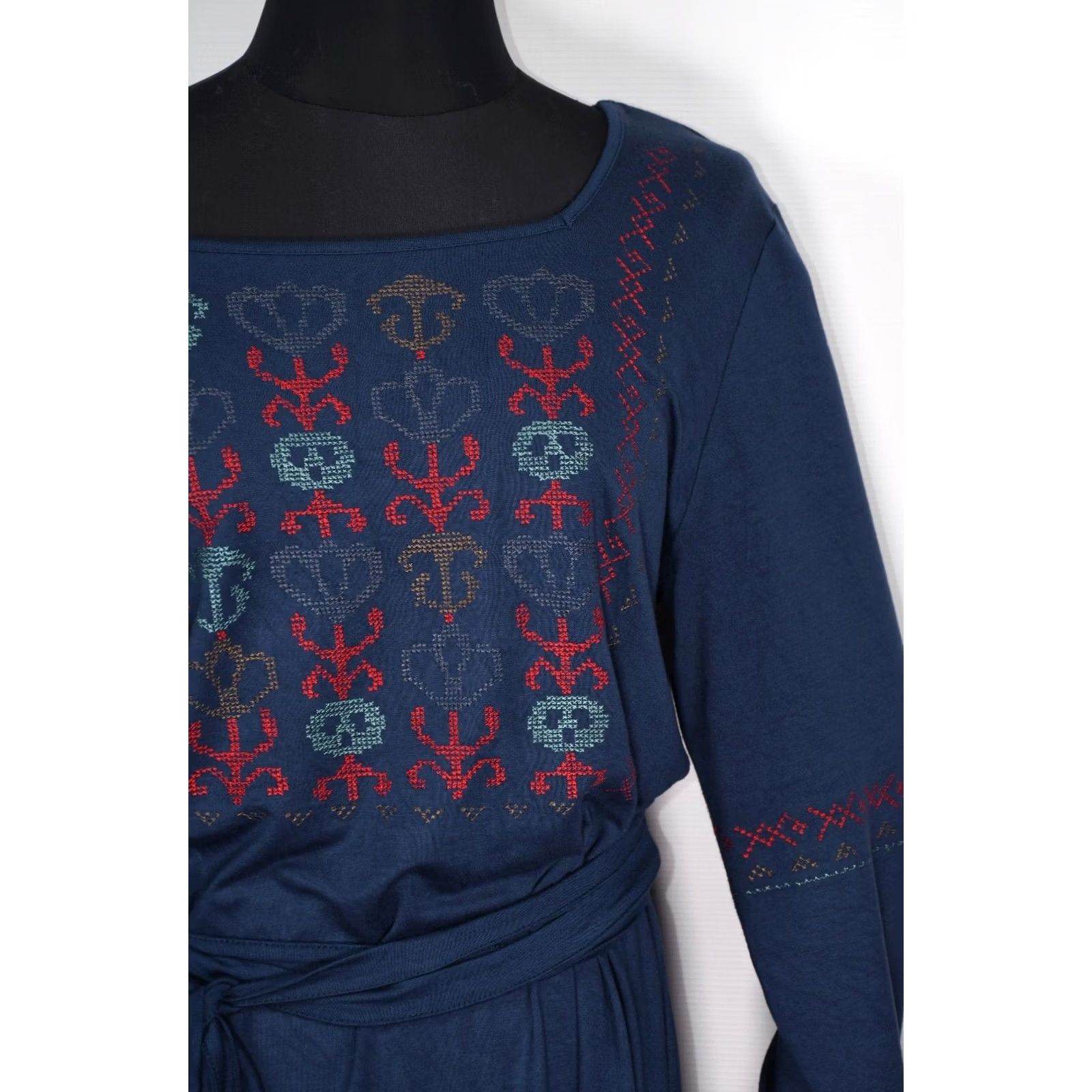Vintage Gudrun Sjoden Tunic Women's L Shirt Casual Blues blue 95%VISCOSE 5%LYCRA Size L / US 10 / IT 46 - 5 Thumbnail