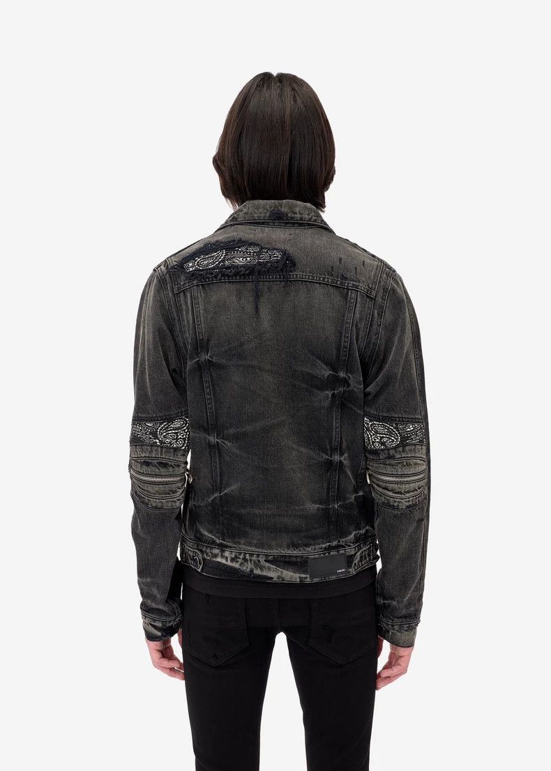 Amiri Amiri MX2 Camo Heavy Wash Denim Jacket Size US M / EU 48-50 / 2 - 2 Thumbnail