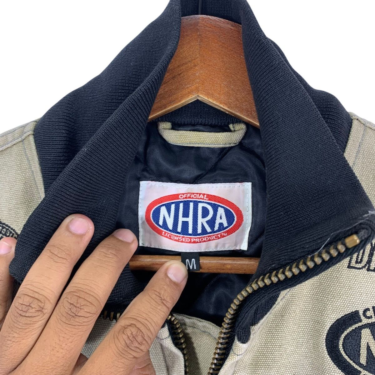 Other VINTAGE NHRA DRAG RACING CHAMPIONSHIP BOMBER JACKET Size US M / EU 48-50 / 2 - 9 Thumbnail