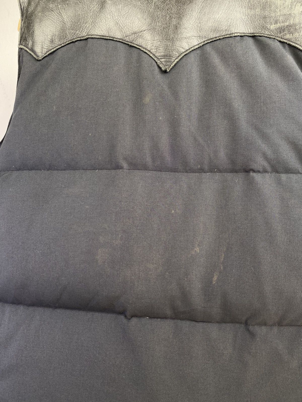 Sugar Cane Sugarcane Leather Yoke Down Vest Size US L / EU 52-54 / 3 - 16 Thumbnail