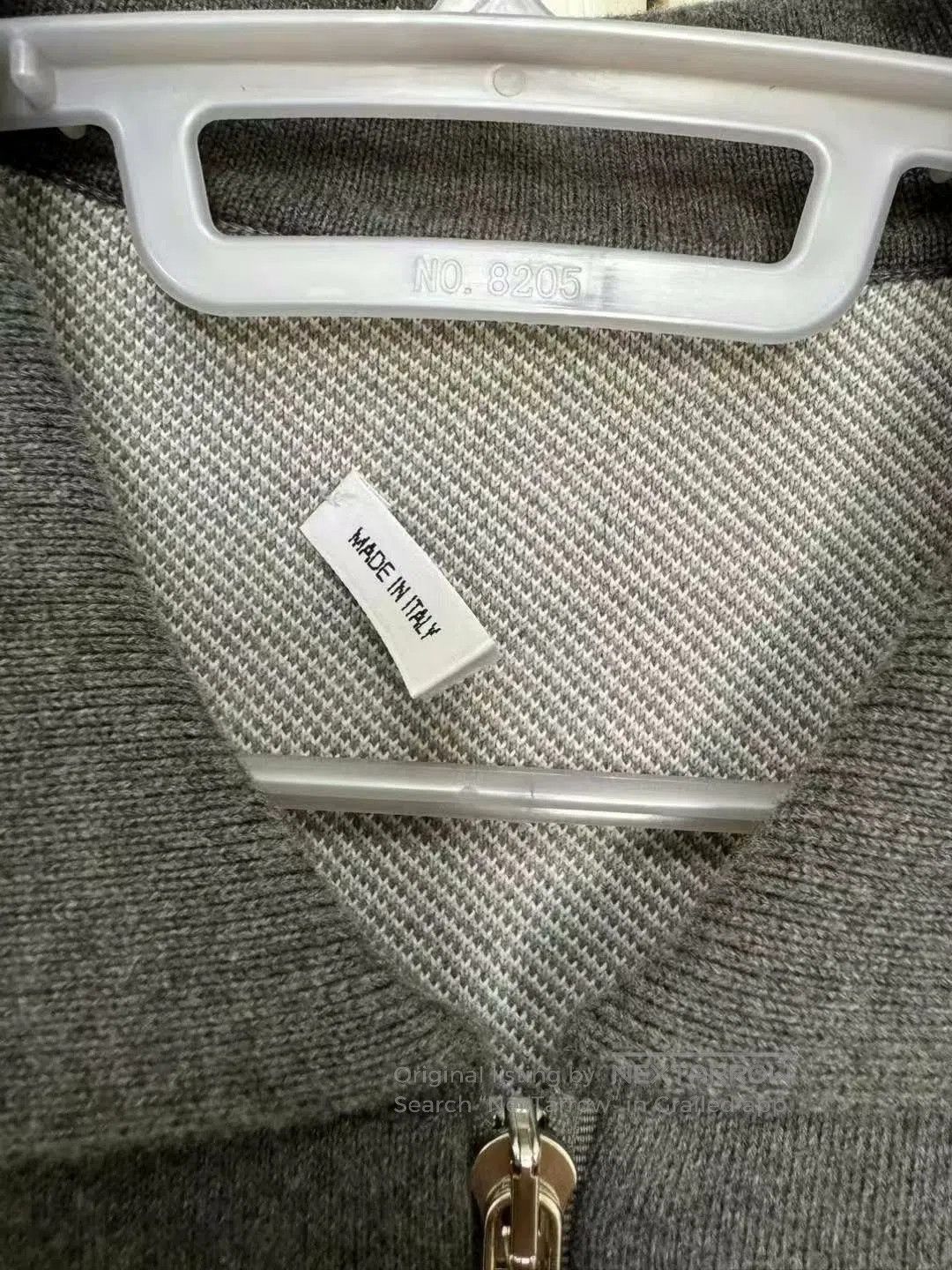 Thom Browne thom browne gray zip-up knitted cardigan. Size US L / EU 52-54 / 3 - 3 Thumbnail