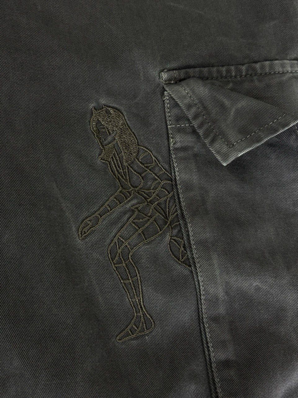 Systemic Systemic Cargo Pants Grey Women Stitching with flared fit Size US 34 / EU 50 - 7 Thumbnail