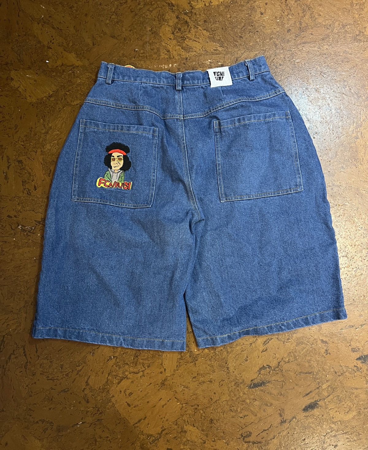 Other FCNIUBI Denim Shorts Size US 33 - 2 Thumbnail