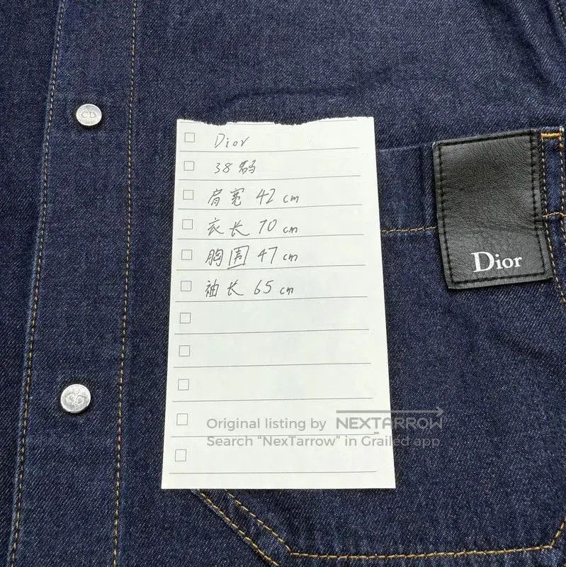 Other Dior Deep Blue Cotton Long Sleeve Shirt . Size US S / EU 44-46 / 1 - 9 Thumbnail