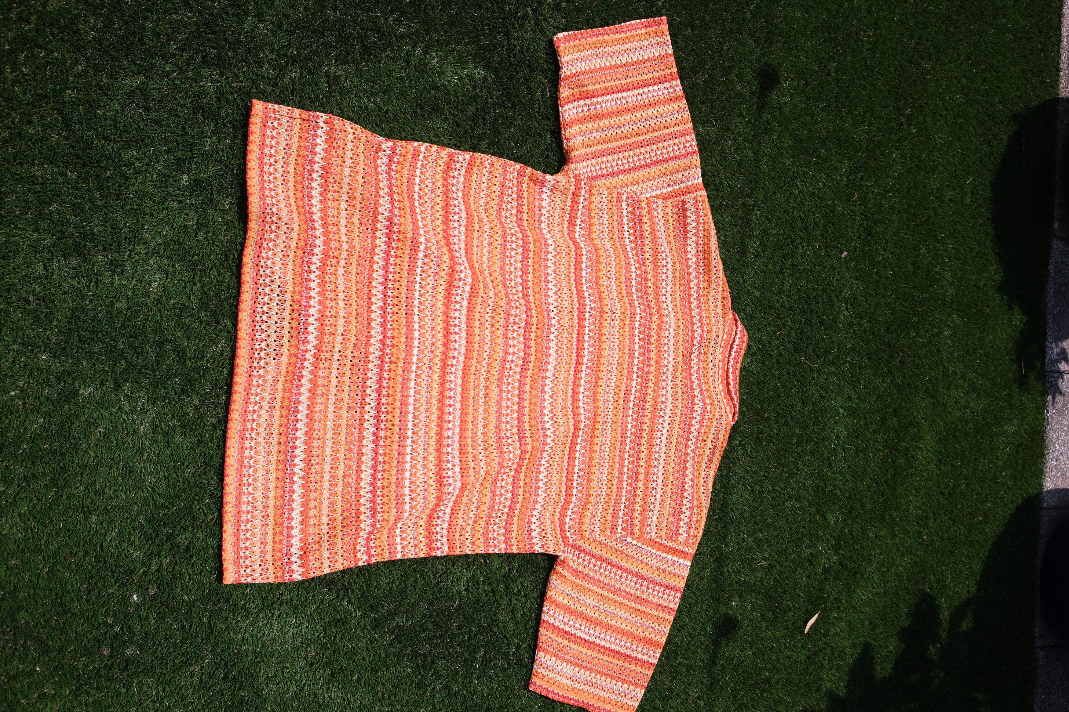 Vintage Vintage BINGND Collection Crochet Button Up Size US XL / EU 56 / 4 - 2 Thumbnail