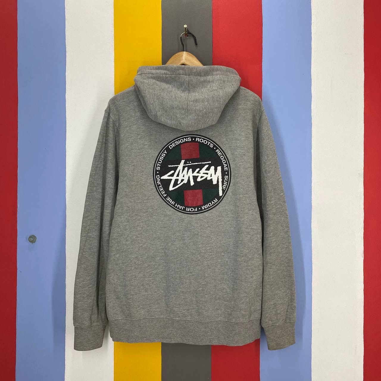 Stussy 90s Vintage STUSSY REGGAE Hoodie Pullover #2170/19 Size US M / EU 48-50 / 2 - 1 Thumbnail