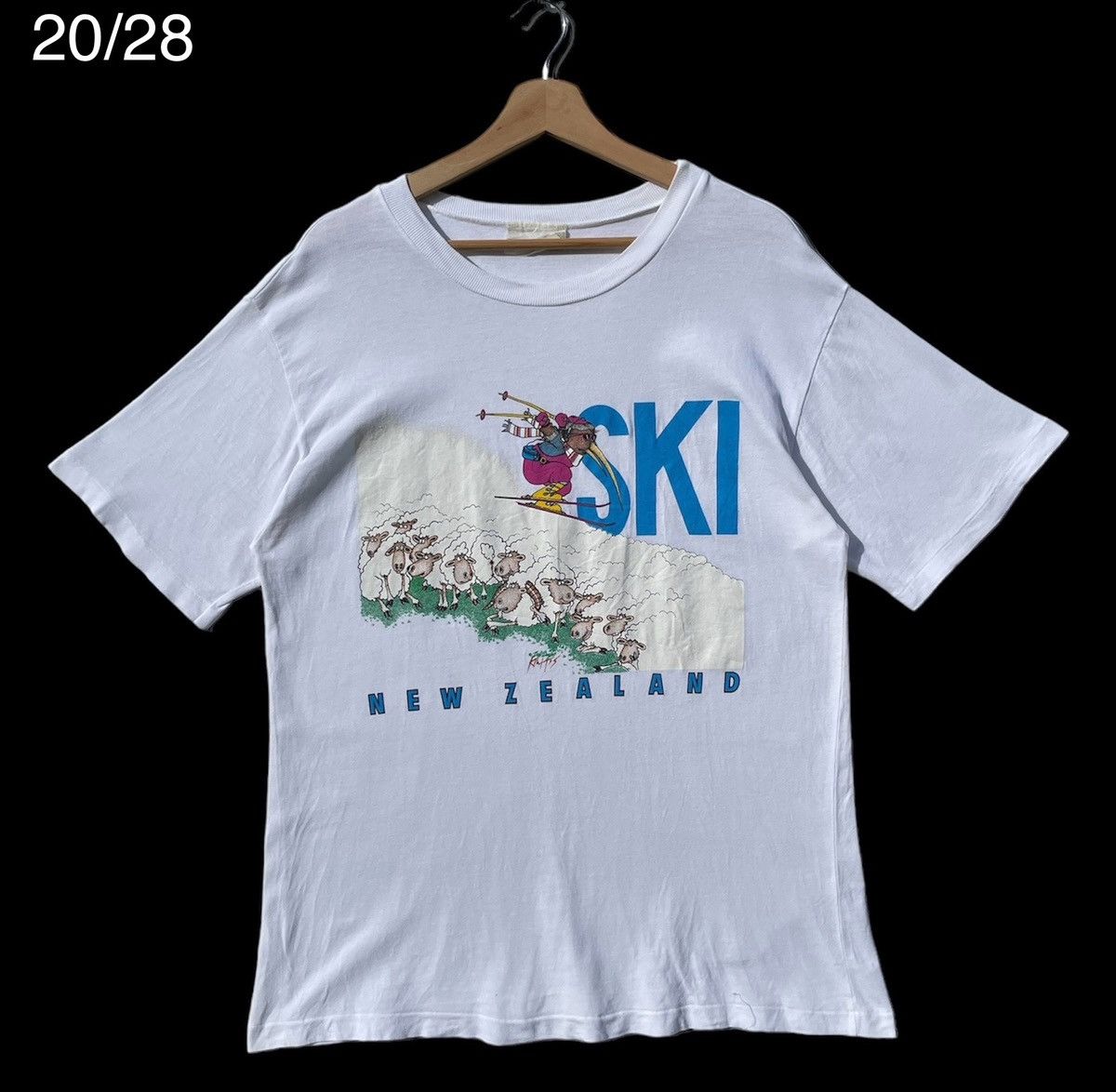 Vintage RARE🔥 New Zealand Ski Art Size US L / EU 52-54 / 3 - 1 Thumbnail
