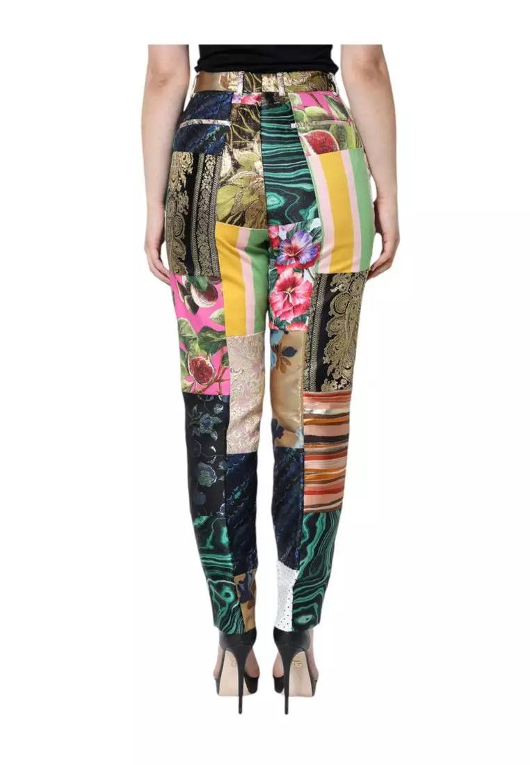 Dolce & Gabbana o1y0925 Casual Pant in Multicolor Size 26" / US 2 / IT 38 - 3 Thumbnail