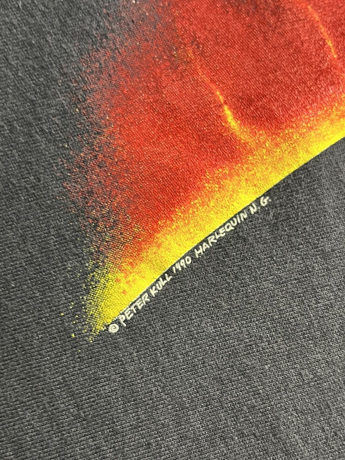 Vintage 1990 Vintage Peter Kull Solar System Graphic T-Shirt 90s Size US XL / EU 56 / 4 - 20 Thumbnail