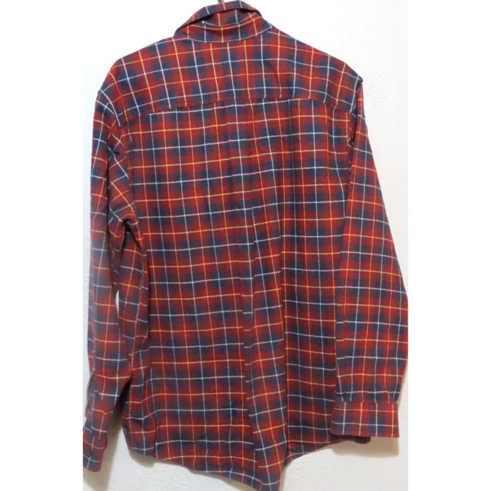 Vintage LL Bean Flannel Shirt Mens M Red Scotch Plaid Traditional Fit Button-Down Collar Long Sleeve Pocket Size US M / EU 48-50 / 2 - 6 Thumbnail