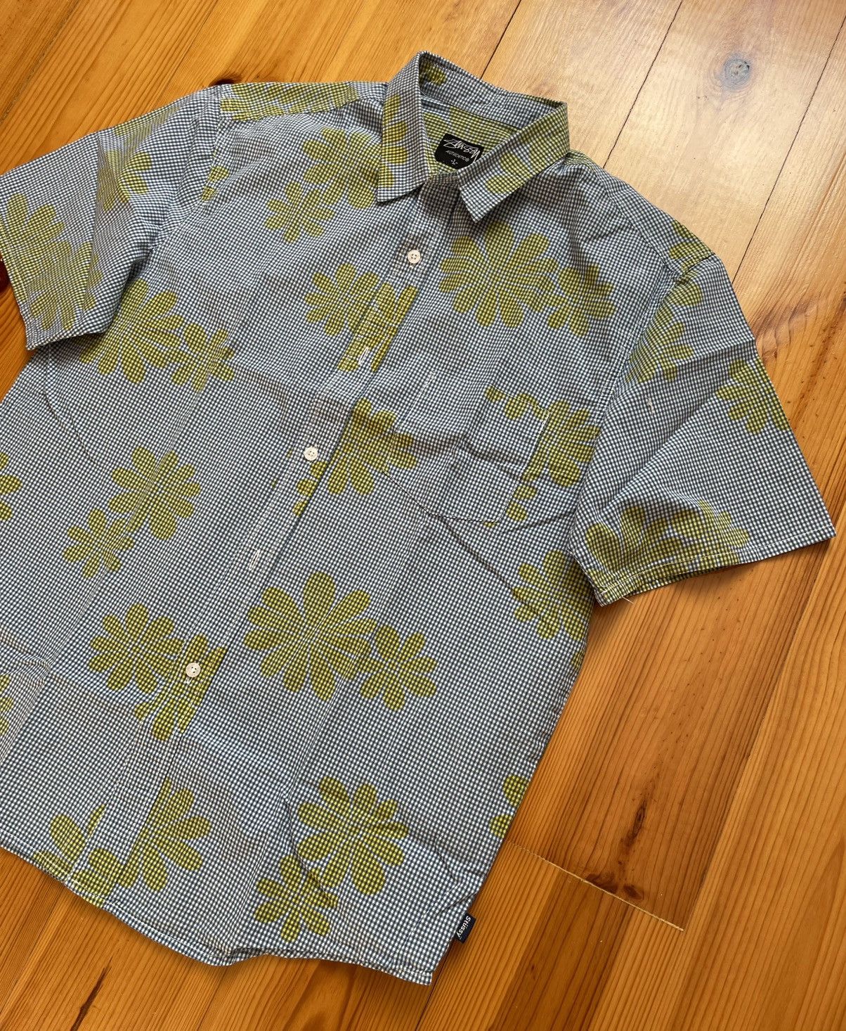 Stussy Stussy Vintage Floral Pattern Shirt Button Up Size L Size US L / EU 52-54 / 3 - 3 Thumbnail