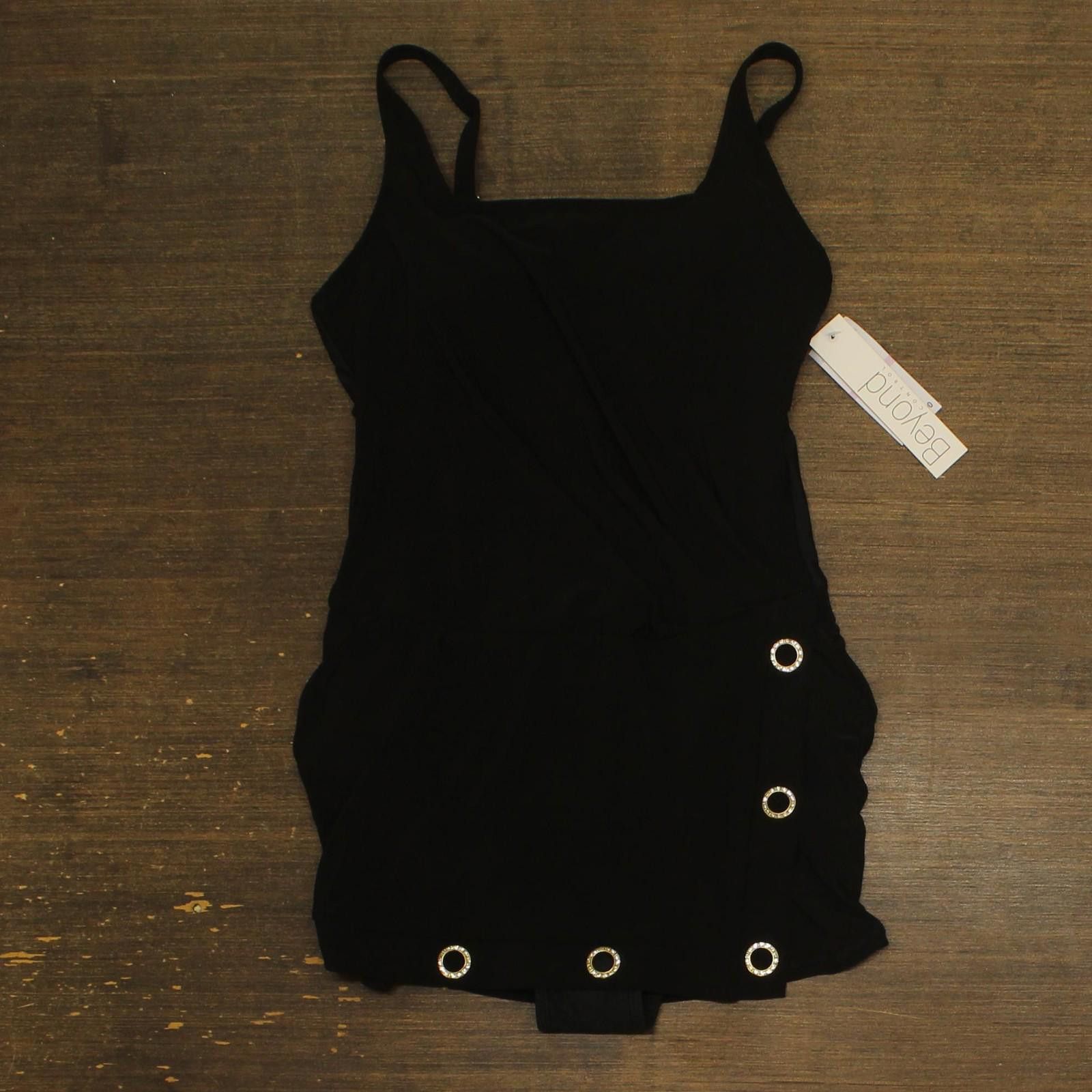 Other Nwt Beyond Control Womens Square-neck Swim Dress Black 6 Size ONE SIZE - 1 Thumbnail