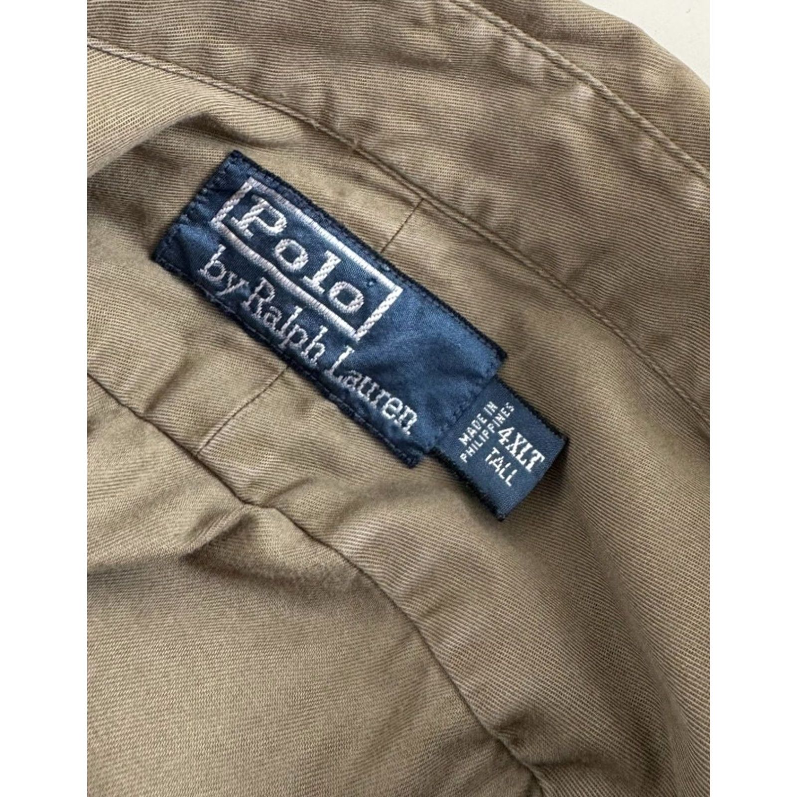 Polo Ralph Lauren Polo Ralph Lauren - Mens 4XL Work Field Ranch Shirt Size US XXL / EU 58 / 5 - 4 Thumbnail