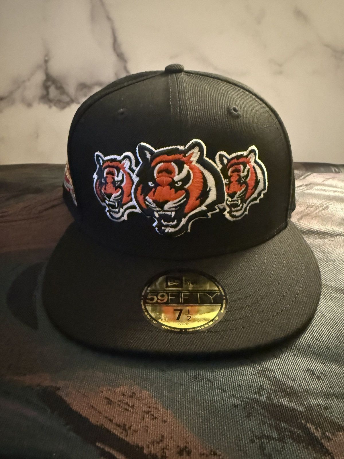 John Geiger John Gieger Misplaced Series Cincinnati Bengals Fitted Size ONE SIZE - 1 Thumbnail