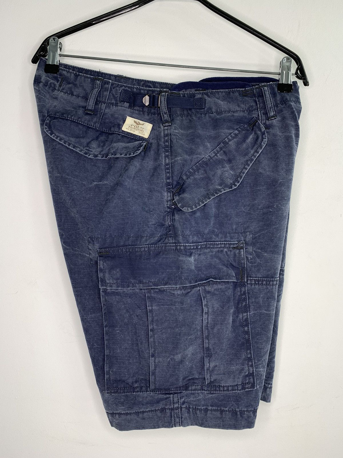 Polo Ralph Lauren × Ralph Lauren Polo Ralph Lauren Washed Utility Ripstop Cargo Shorts 32 Size US 32 / EU 48 - 4 Thumbnail