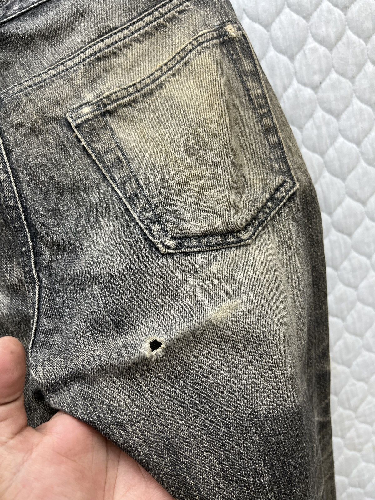 Ships Jet Blue × Vintage 🔥🔥🔥ARCHIVE SHIPS JET BLUE DISTRESSED SELVEDGE DENIM Size US 30 / EU 46 - 13 Thumbnail