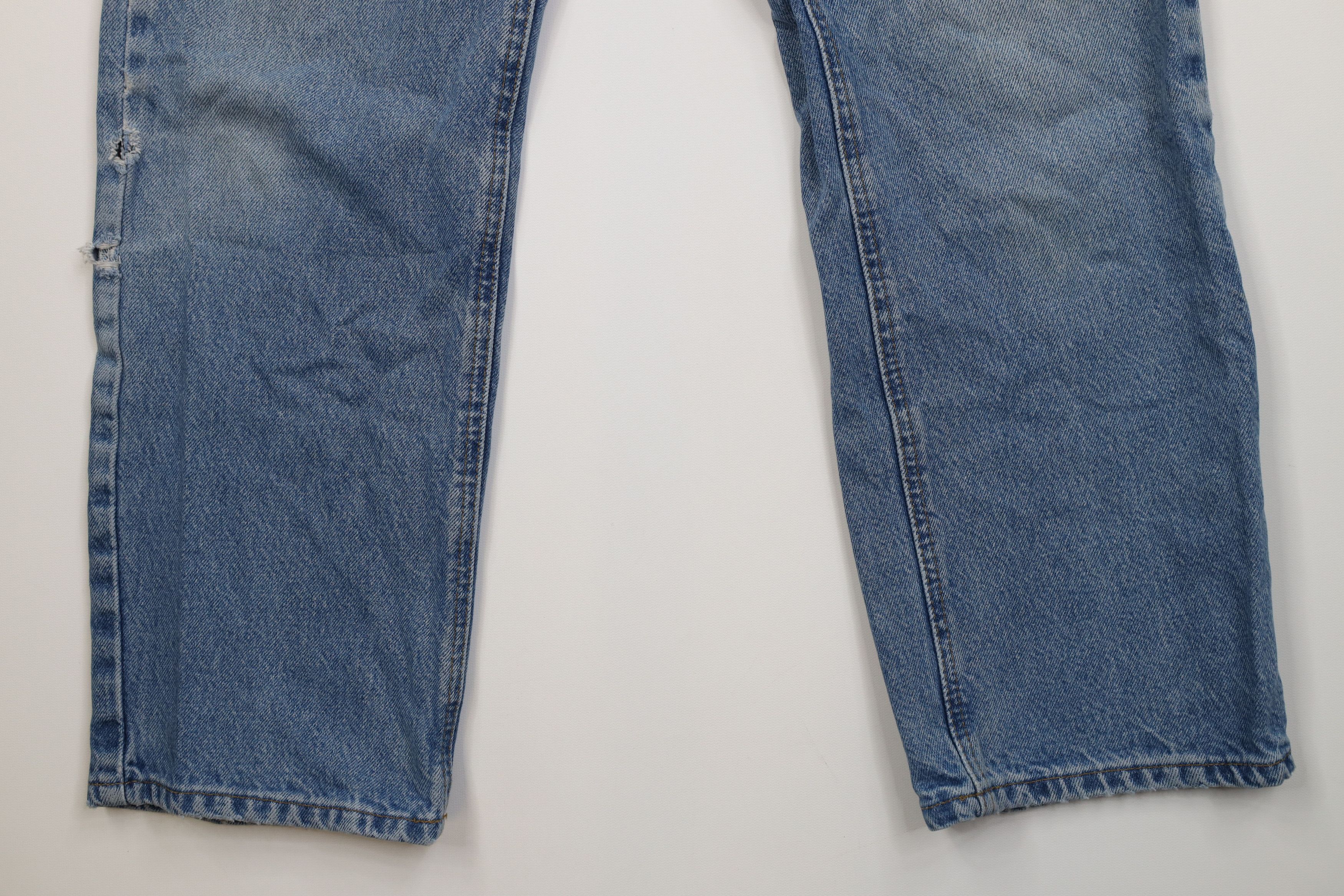 Carhartt Vintage 90s Carhartt Spell Out Straight Leg Denim Jeans Size US 32 / EU 48 - 4 Thumbnail