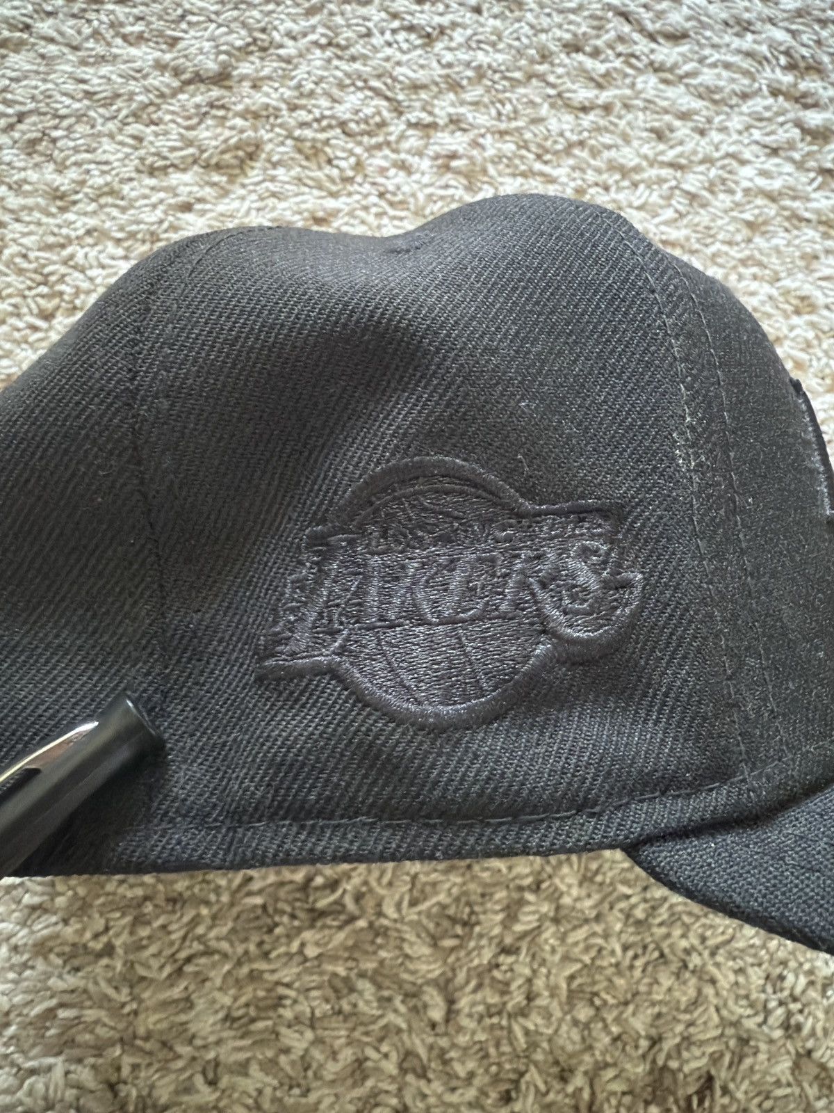 NBA × New Era × Rhude Black New Era NBA Los Angeles Lakers Size ONE SIZE - 4 Thumbnail