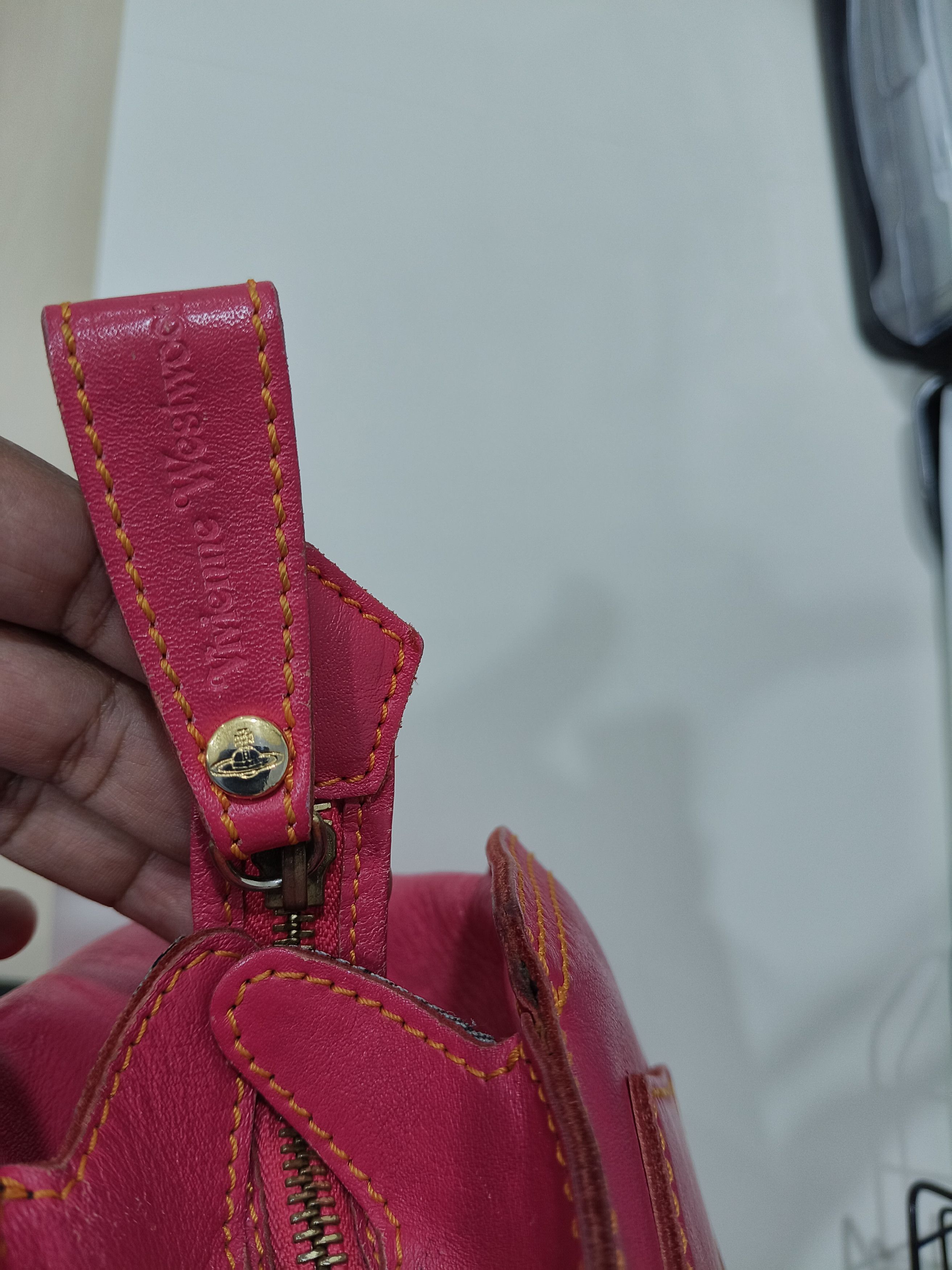 Vivienne Westwood Vivienne Westwood Leather Bag Pink colour Size ONE SIZE - 10 Thumbnail
