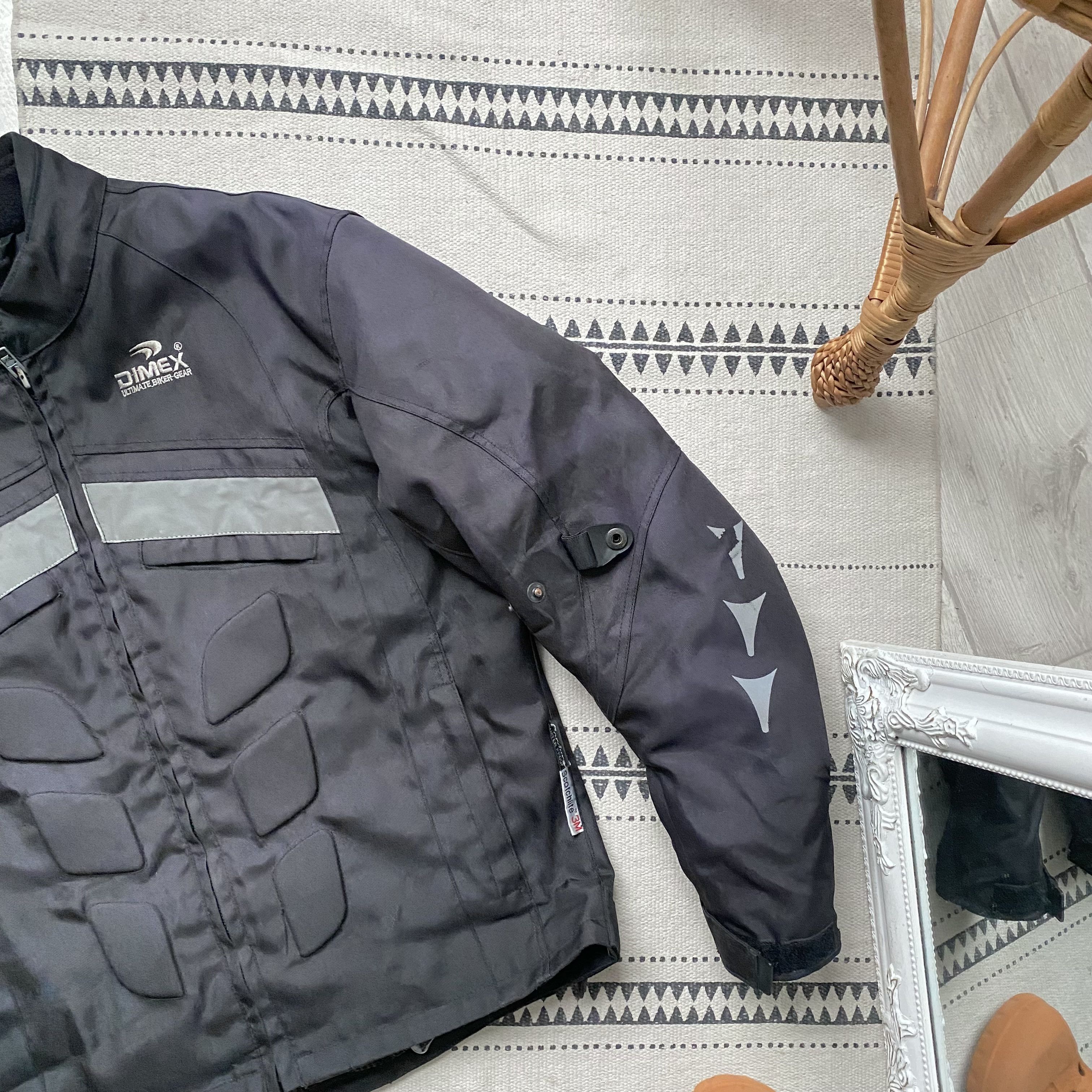 Alpinestars 🏍️ Vintage 90s Faded Cordura Biker jacket Avant-garde Size US M / EU 48-50 / 2 - 6 Thumbnail