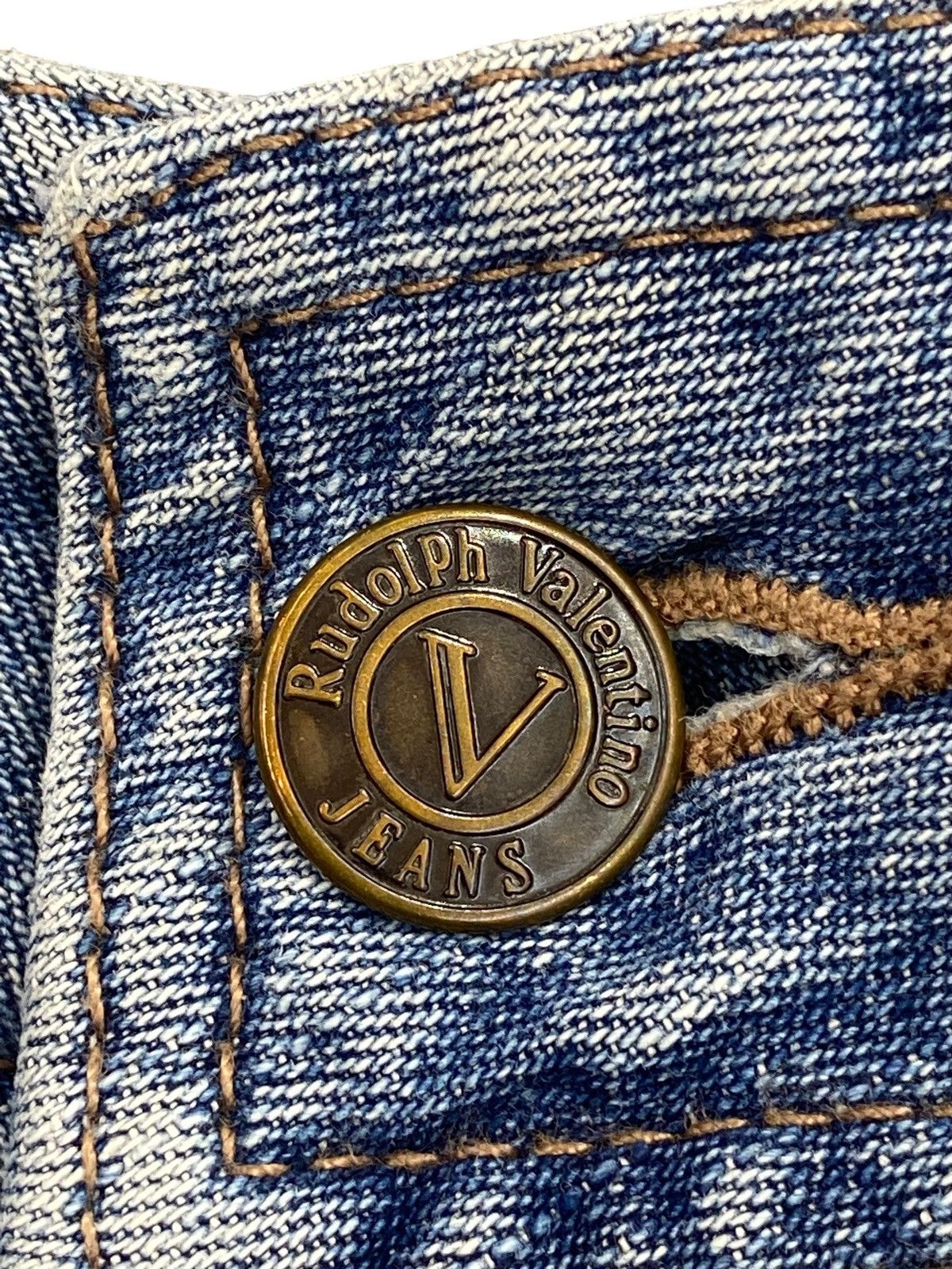 Japanese Brand Japanese Brand Blue Wash Arrow Line Style Jeans Size US 33 - 11 Thumbnail