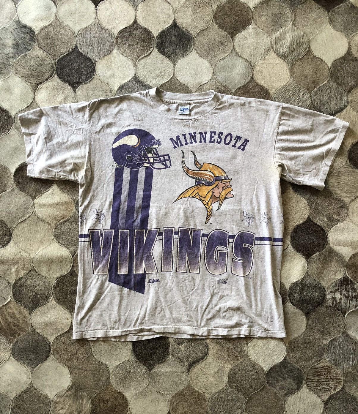 NFL × Salem Sportswear × Vintage Vintage AOP Vikings Salem sportswear graphic ter Size US XL / EU 56 / 4 - 1 Thumbnail
