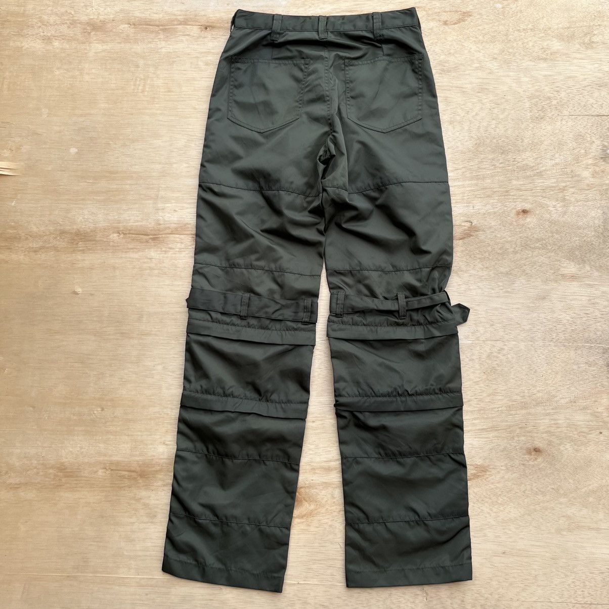 Japanese Brand BATSU BOYS VINTAGE Y2K BONDAGE NYLON LONG SHORT 3/4 PANTS Size US 28 / EU 44 - 8 Thumbnail