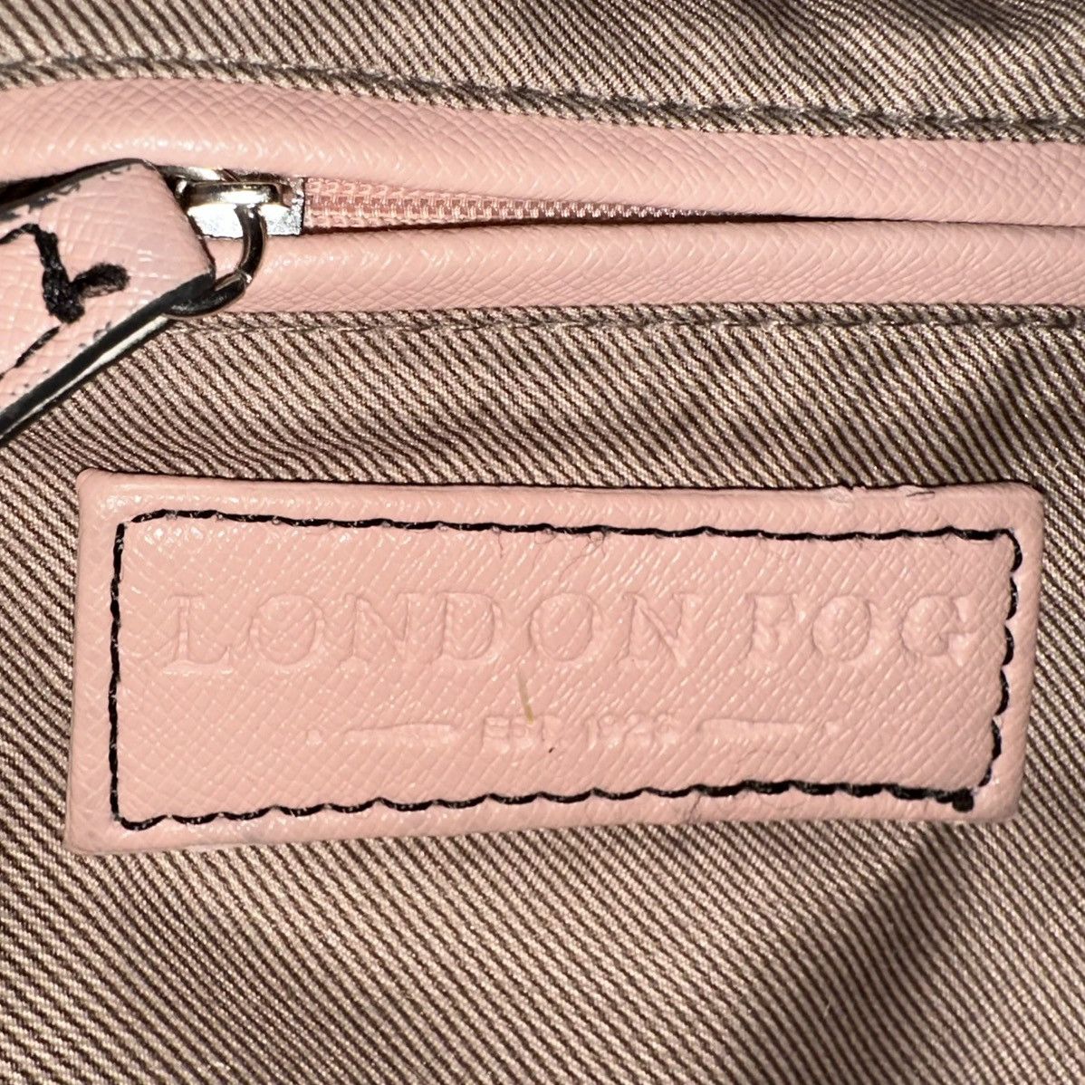 London Fog London Fog Pastel Pink Dome Top Handle Satchel Shoulder Bag Size ONE SIZE - 4 Thumbnail