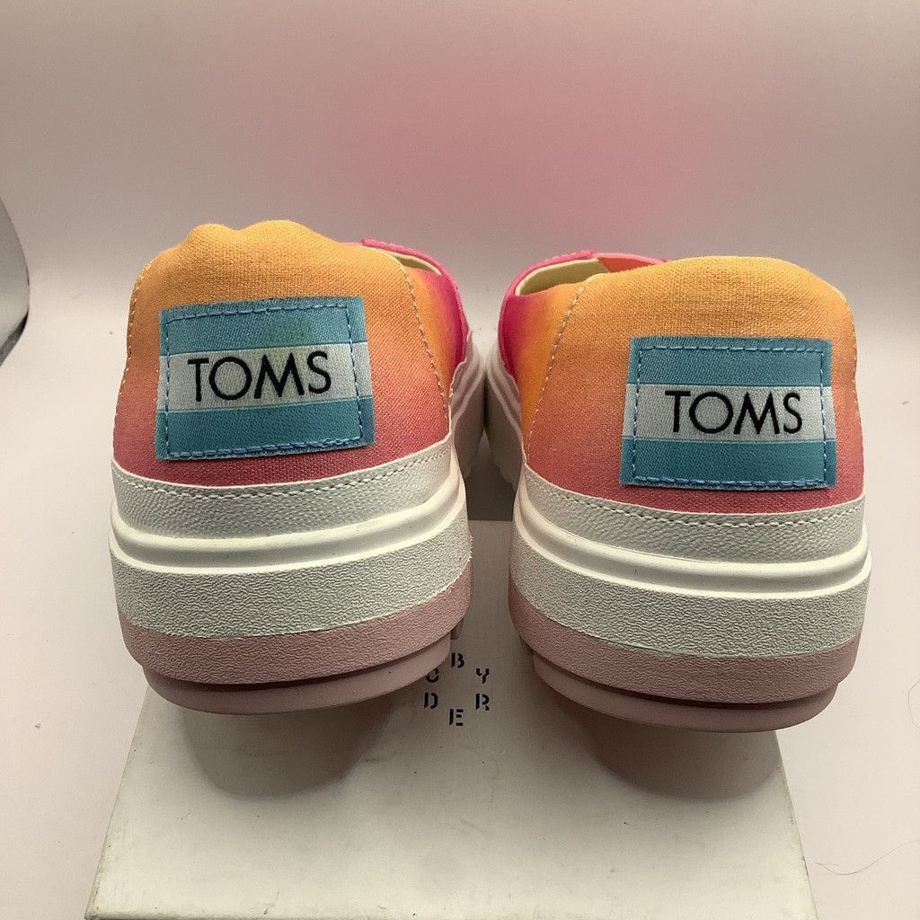 Toms Women's TOMS Slip On Sneakers, Size 7.5, Pink Ombre Size US 7.5 / IT 37.5 - 4 Thumbnail