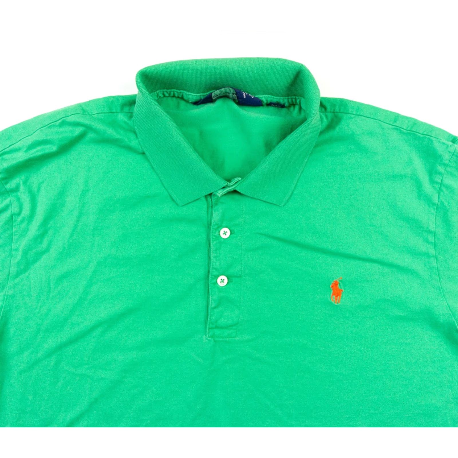 Polo Ralph Lauren Polo Ralph Lauren Polo Shirt Mens Large Green Short Sleeve Collared Preppy Size US L / EU 52-54 / 3 - 2 Thumbnail
