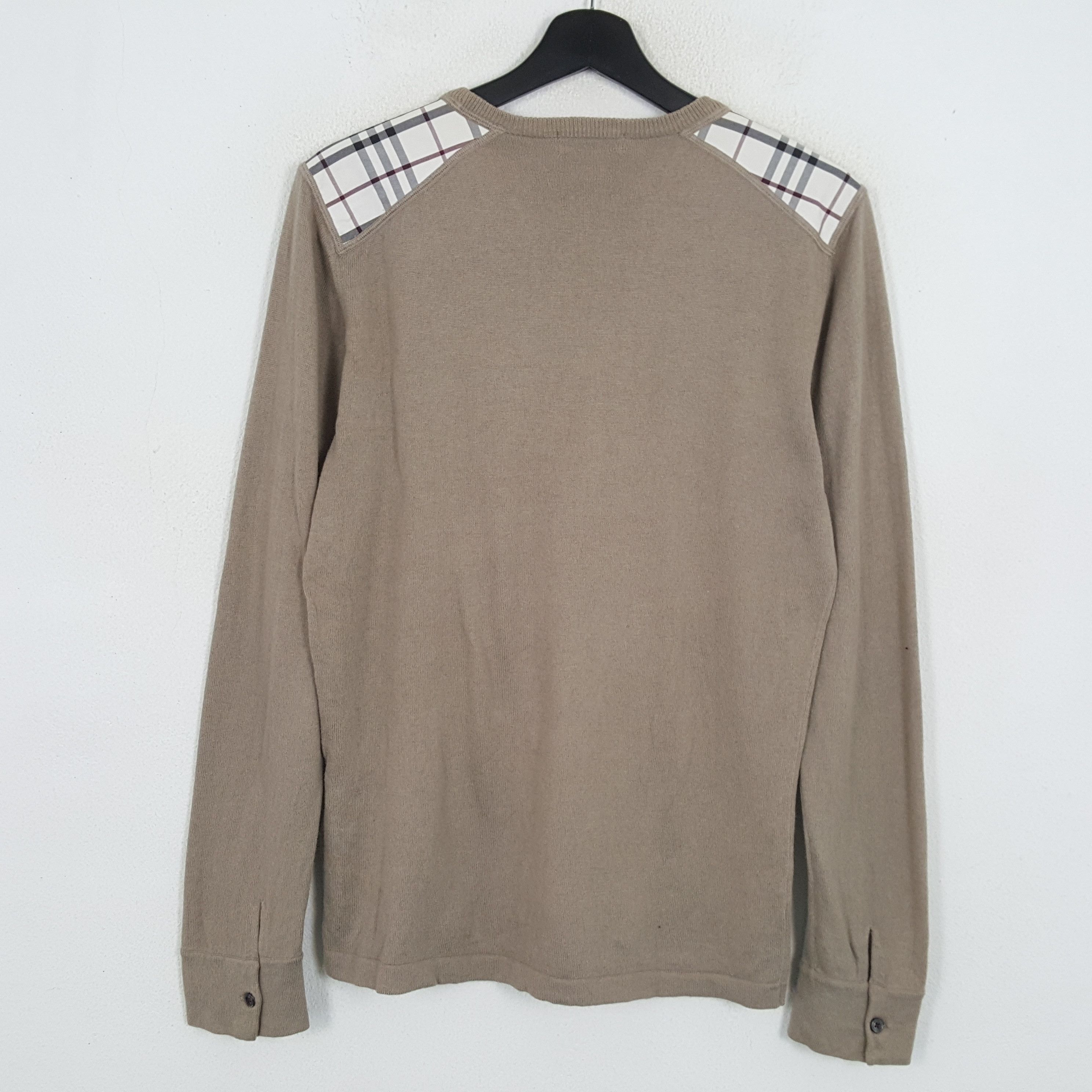 Burberry × Vintage BURBERRY BLACK LABEL Small Logo Long Sleeve Tshirt Size US M / EU 48-50 / 2 - 3 Thumbnail