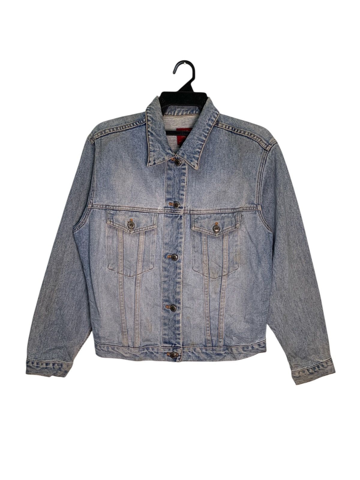 Japanese Brand Rare Design The Net International Jeans Trucker Jackets Size L / US 10 / IT 46 - 1 Thumbnail