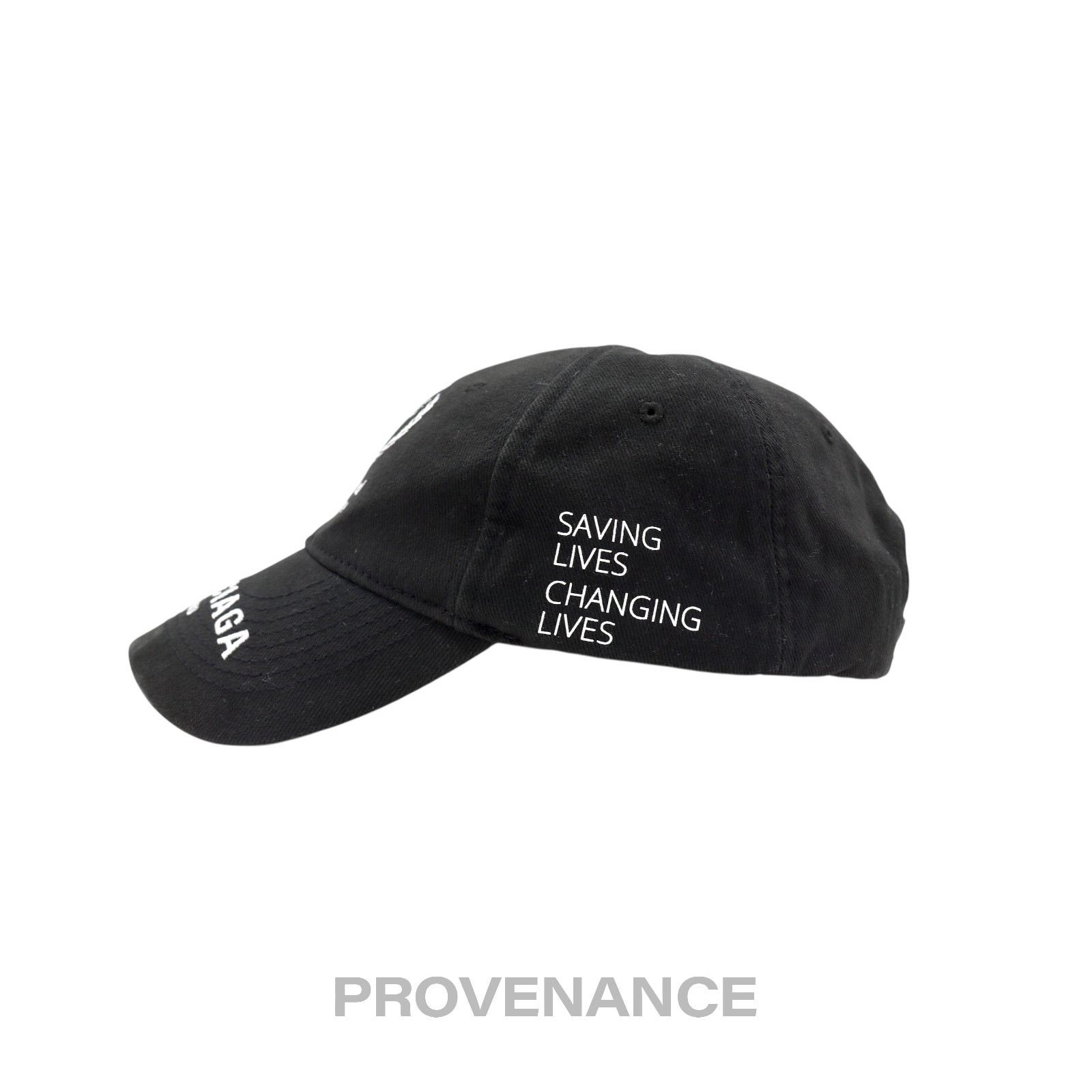 Balenciaga 🔴 Balenciaga WFP World Food Programme Cap - Black White Size ONE SIZE - 4 Thumbnail