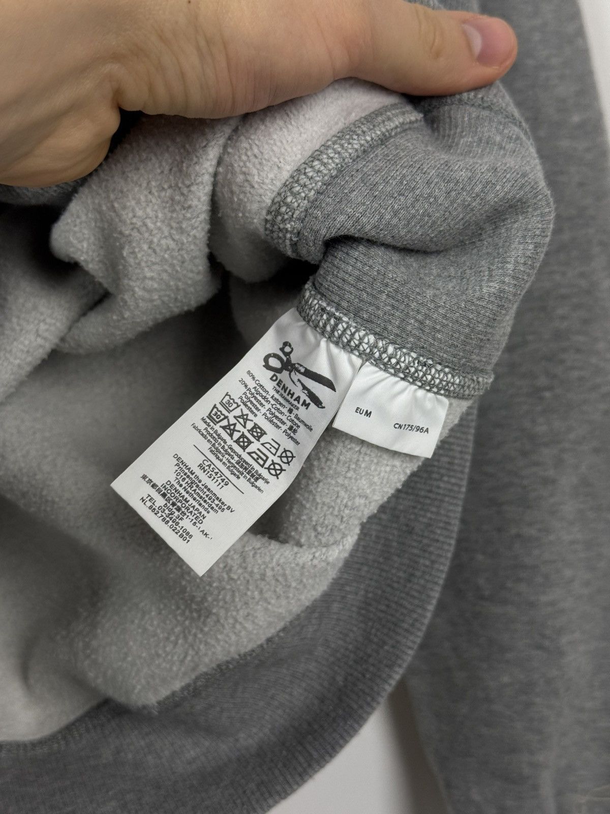 DENHAM Denham Crew Neck Central Logo Sweatshirt Size US M / EU 48-50 / 2 - 14 Thumbnail